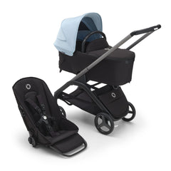 Bugaboo Dragonfly 2 in 1 Graphite/Midnight Black - Black-Skyline Blue