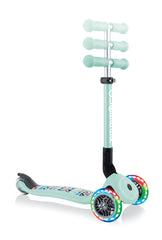 Globber paspirtukas Junior Foldable Lights - Mėtinis