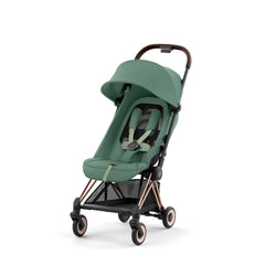 CYBEX Coya vežimėlis Leaf Green (Rosegold Frame)