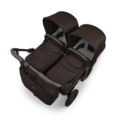 Bugaboo Donkey 6 Twins vežimėlis dvynukams - Cocoa Brown