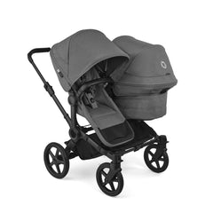 Bugaboo Donkey 6 Duo vežimėlis dviem vaikams Moon Grey