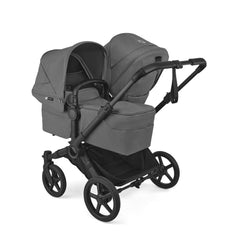Bugaboo Donkey 6 Duo vežimėlis dviem vaikams Moon Grey