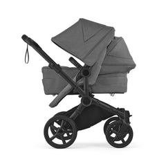 Bugaboo Donkey 6 Duo vežimėlis dviem vaikams Moon Grey
