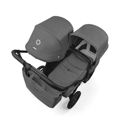 Bugaboo Donkey 6 Duo vežimėlis dviem vaikams Moon Grey