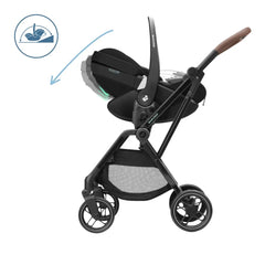 Automobilinė kėdutė Maxi Cosi Pebble 360 Pro i-Size 0 -13kg - Spalva - Essential Graphite