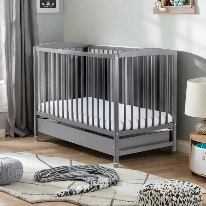 Lovytė kūdikiui OLA be stalčiaus 120x60cm (pilka)