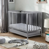 Lovytė kūdikiui OLA be stalčiaus 120x60cm (pilka)