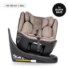 Tutis Beno 360+ (40–150 cm) autokėdutė su ISOFIX baze - Spalva - Latte