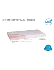 Čiužinukas BADUM Aero 3D (140x70 cm)