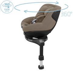 Automobilinė kėdutė Maxi Cosi Pearl 360 Pro i-Size 0 -18kg - Spalva - Authentic Truffle