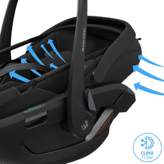 Automobilinė kėdutė Maxi Cosi Coral Slide Pro 360 i-Size 40-87cm, Onyx Black