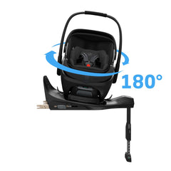 Automobilinė kėdutė Maxi Cosi Coral Slide Pro 360 i-Size 40-87cm, Onyx Black