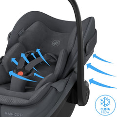 Automobilinė kėdutė Maxi Cosi Pebble Slide Pro - Moon Graphite