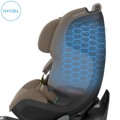 Automobilinė kėdutė Maxi Cosi Pearl XL Slide Pro (61-150 cm) - Authentic Truffle