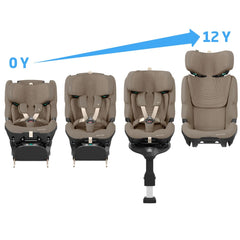 Automobilinė kėdutė Maxi Cosi Pearl XL Slide Pro (61-150 cm) - Authentic Truffle