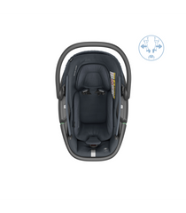 Automobilinė kėdutė Maxi Cosi CORAL 360 i-Size 0 -13kg - Spalva - Essential Graphite - Black Shell
