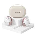 Momcozy dvigubas nešiojamas belaidis pientraukis M6, Rausvas