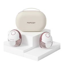 Momcozy dvigubas nešiojamas belaidis pientraukis M6, Rausvas