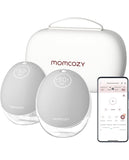 Momcozy dvigubas nešiojamas belaidis pientraukis M9, Pilkas