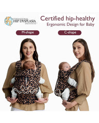 Momcozy ergonominė kūdikių nešioklė, Leopard