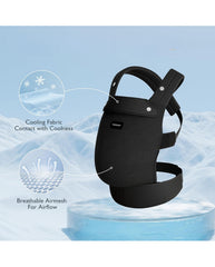 Momcozy ergonominė kūdikių nešioklė su tinkleliu, Black