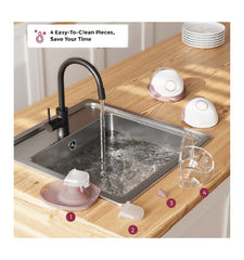 Momcozy dvigubas nešiojamas belaidis pientraukis M6, Rausvas