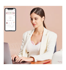 Momcozy dvigubas nešiojamas belaidis pientraukis M9, Rausvas