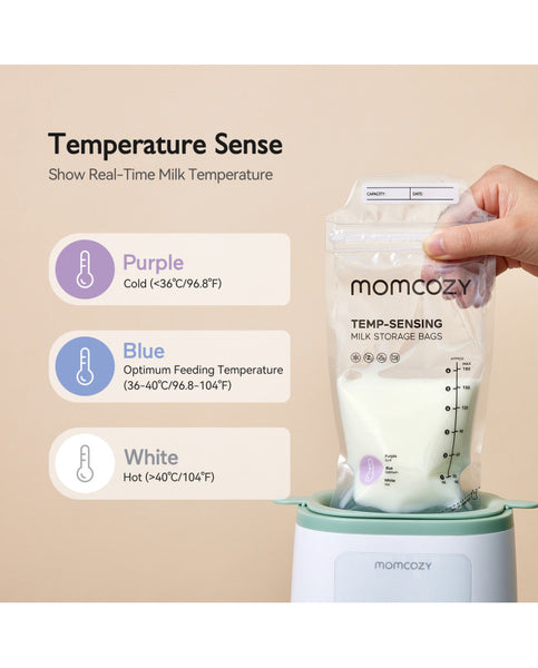 Momcozy pieno laikymo maišeliai, 50 vnt.