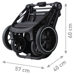 Pericles Crios 3.0 2in1 universalus vežimėlis, Deep Black