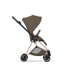 CYBEX Mios Style vežimėlis, Coconut Brown (Rose Gold Frame)