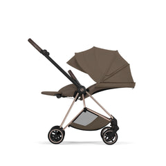 CYBEX Mios Style vežimėlis, Coconut Brown (Rose Gold Frame)