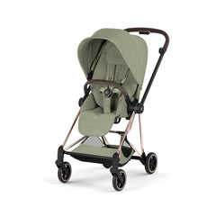 CYBEX Mios Style vežimėlis, Sage Green (Rose Gold Frame)