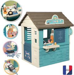 Smoby Sweety Corner žaidimų namelis su parduotuvės kampeliu ir priedais