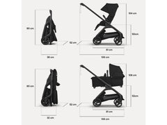 Bugaboo Dragonfly Plus - Heritage Black (kopija)