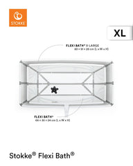 STOKKE vonelė FLEXI BATH X-Large White