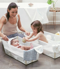 STOKKE vonelės komplektas FLEXI BATH X-Large su gultuku Sandy Beige
