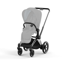 Cybex ePriam V4 važiuoklė su sėdimos dalies pagrindu, Chrome Black