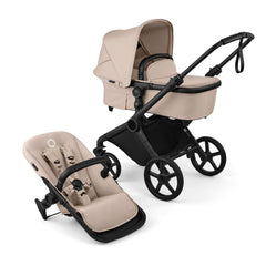 Bugaboo Cub 2in1 vežimėlis Black/Desert Taupe