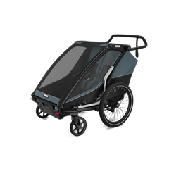 Thule Chariot Cab dvivietė dviračio priekaba – vežimėlis – Dark Slate