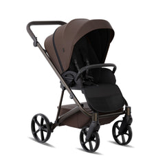 Tutis Leo5+ universalus vežimėlis 3in1 (480) Dark Brown + Tutis Beno i-Size autokėdutė