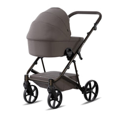 Tutis Leo5+ universalus vežimėlis 3in1 (393) Mocca Brown + Tutis Beno i-Size autokėdutė