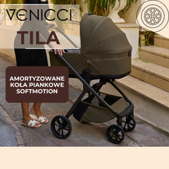 Venicci Tila universalus vežimėlis 2in1 - Latte