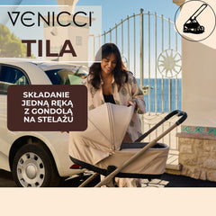 Venicci Tila universalus vežimėlis 2in1 - Latte