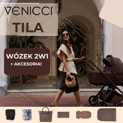 Venicci Tila universalus vežimėlis 2in1 - Latte