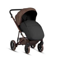 Tutis Viva6+ universalus vežimėlis kūdikiams 4in1 (067)) + Tutis Elo Lux i-Size autokėdutė ir Isofix bazė