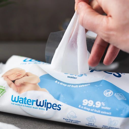 WaterWipes drėgnos tekstūrinės servetėlės 60vnt