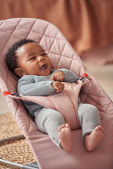 BABYBJÖRN gultukas - Bouncer Bliss - Spalva - Dusty pink - dark grey frame