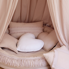 Cotton & Sweets Mini  pagalvėlė širdelė - Spalva - Bubbles Vanilla