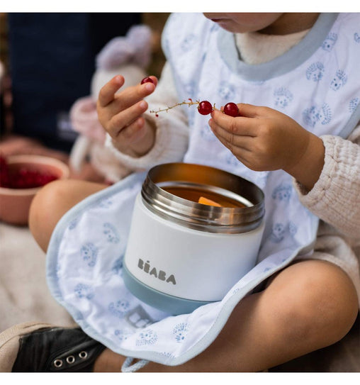 Beaba Thermo maisto indelis 500 ml - Spalva - Baltic Blue/ White