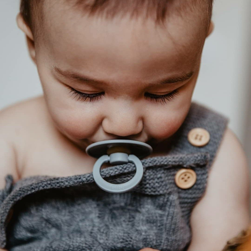 BIBS 2vnt. čiulptukų rinkinys 1 dydis (0 - 6 mėn.) - Spalva - Honey Bee / Olive